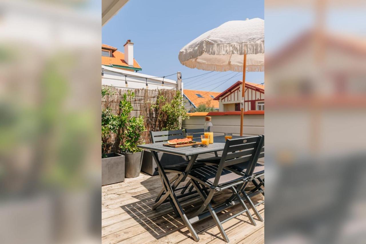Little Bibi Terrace - Cote Des Basques And Private Garage Apartment Biarritz Exterior photo